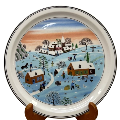 Villeroy Boch DESIGN NAIF Winter Wall Display Plate