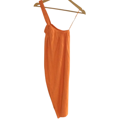 Whyte Valentyne Womens Size 6 Off The Shoulder Dress Orange 