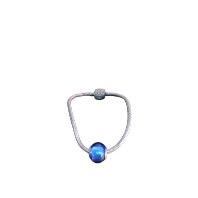 Emma & Roe 925 Silver Bracelet With Murano Glass Bead