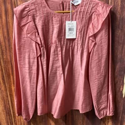 Piper  dusty pink Size 8 top new 