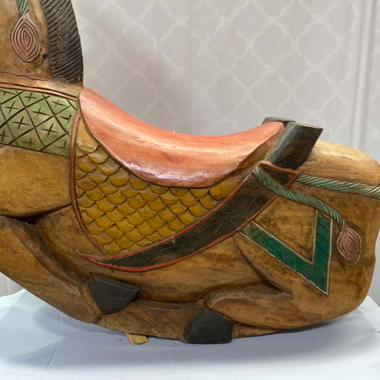 *Discount SALE* Solid Wood Hand-Carved Rocking Horse [PICK UP ONLY](s ...