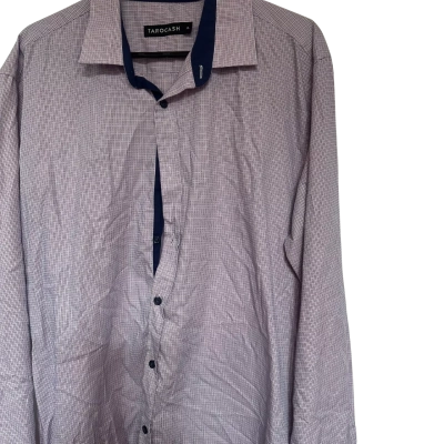 Taro cash Men's   Size XL Business Shirt Checked 