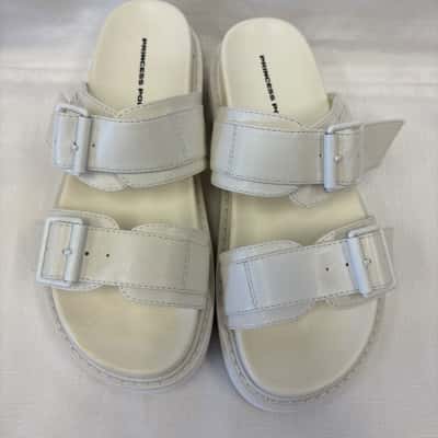 Princess Polly Ma Belle Women’s  Size 6 Sandals White 