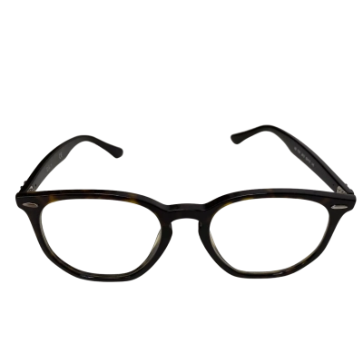 Unisex Ray-Ban Square Prescription Eyeglasses Tortoise Shell