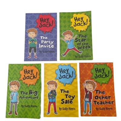 Hey Jack, children’s book set X 19 volumes used