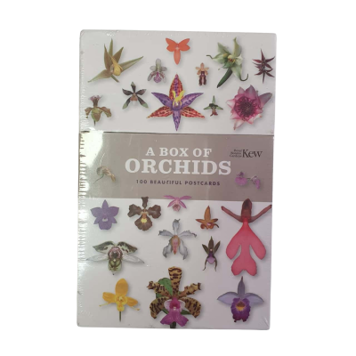 A Box Of Orchids 100 Beautiful Postcards - New Sealed