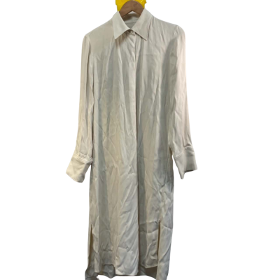 COS Womens  Size 10 Long Sleeve Dress Off White 