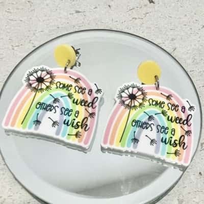 Funky earrings x 3 pairs