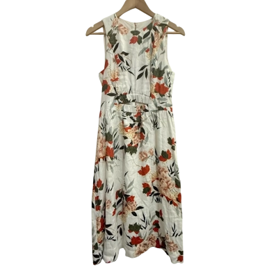 Cue Womens  Size 10 Midi Dress Multicoloured 