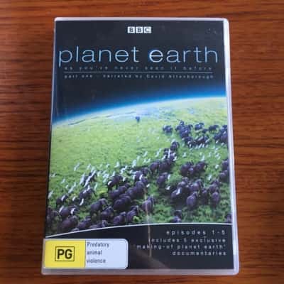 2 DVD Set Planet Earth Narrated by David Attenborough SEALED 