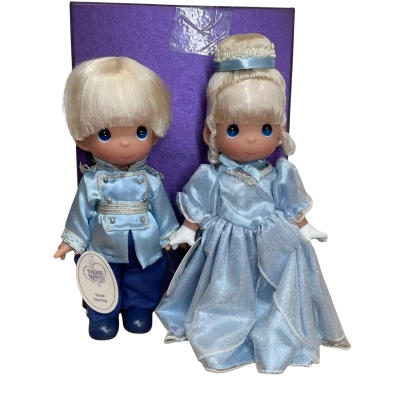 Disney ENCHANTED CINDERELLA & PRINCE CHARMING SET