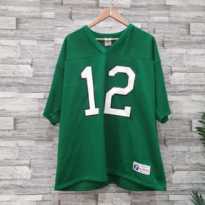  Mens  Size XL Short Sleeve T-shirt Green / White 