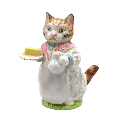 Lovely Ceramic Figurine Beatrix Potter's "Ribby" F. Warne & Co.Ltd Beswick Pottery England 1975-1985