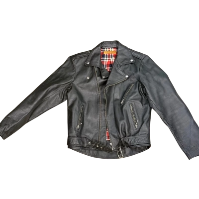  Mens Vintage Hutchison Leatherwear Brando-style motorcycle jacket