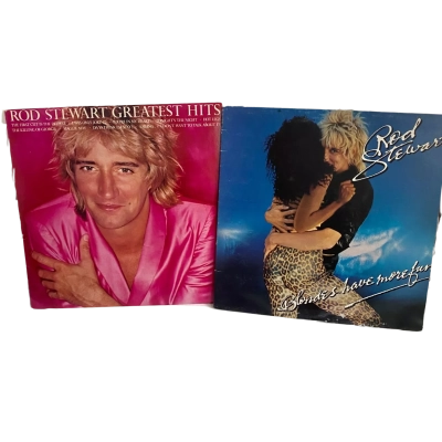 Rod Stewart Greatest Hits & Rod Stewart Blondes Have More Fun Vinyls