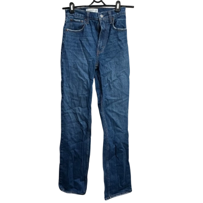 Abercrombie & Fitch Womens  Size 23 High-Waisted Jeans Blue 