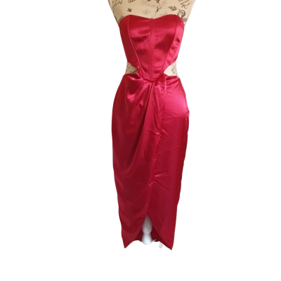 Girl With Love Womens  Size S Formal Dress Red 
