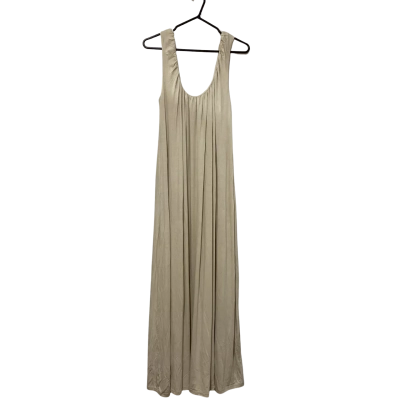 Charcoal Dress Beige Colour Size 8