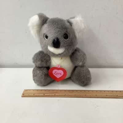 New Koala plush Grey & White colour with gift tag 