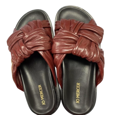 Jo Mercer Maroon Flats   Size 36 