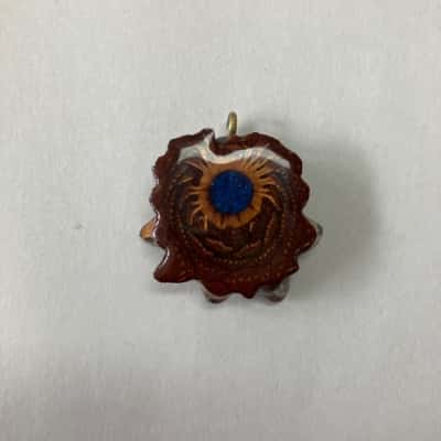 Third Eye Mandala Unisex Pine Cone Pendant 