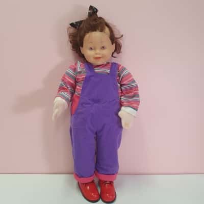 Vintage 1997 Cititoy Bashful Kids Doll 80cm Doll With Bear