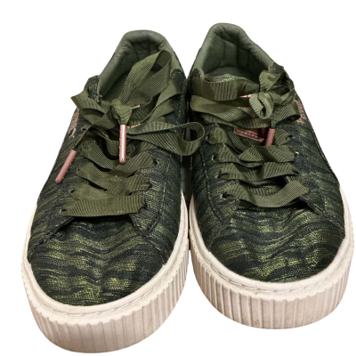 Puma Womens  Size 6 Sneakers Camouflage / Green 