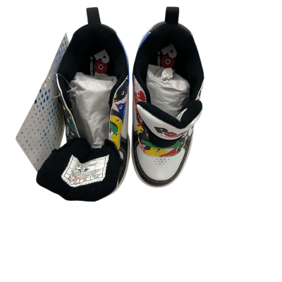 Kids Heelys Strike Boys White Black Green Heel Pop Out Wheel 