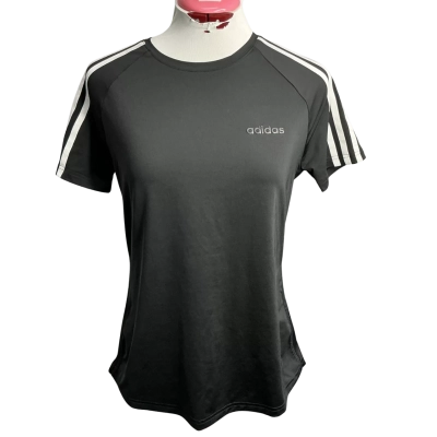 Adidas Womens  Size S Short Sleeve Shirt Black  