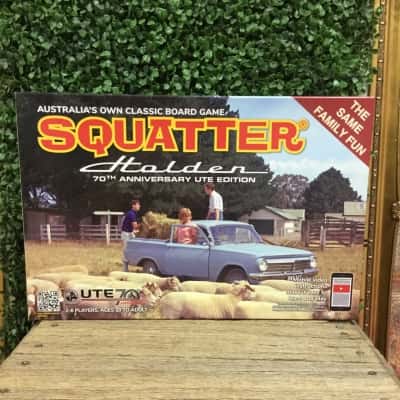 Squatter Holden 70th Anniversary Ute Edition board game as new