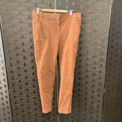 Zoe Kratzmann Womens  Size 3 High Waisted Pants Brown 