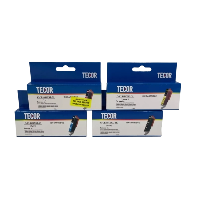 Tecor Canon Compatible Ink Cartridges C-PG1681XXL C - Colour - New in Boxes