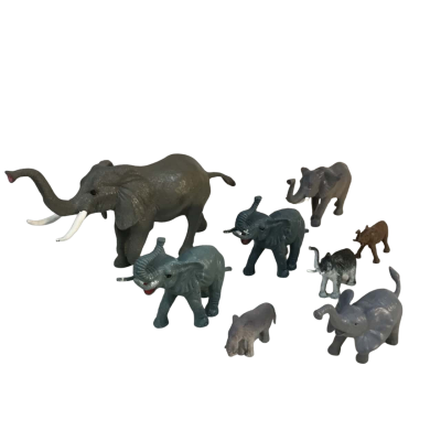 Assorted Toy Elephants as pictured