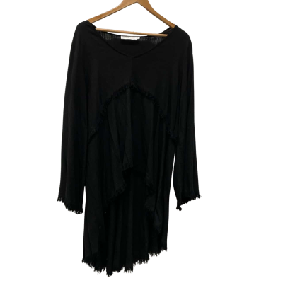 JATEA THE LABEL   Size 16 / XL Long Sleeve Top Black  