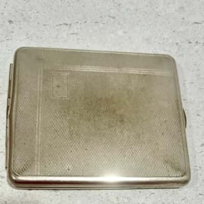 Vintage Cigarette Silver Case Holder 