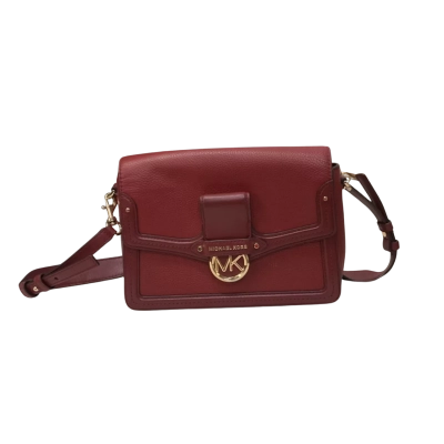 Womens Michael Kors Shoulder Bag Maroon 