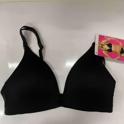 Ambra Womens  Size 10 Bra Black  