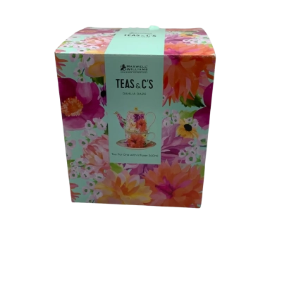 Maxwell & Williams “Teas & C’s” Dahlia Daze Tea For One W/ Infuser 340ml JK4