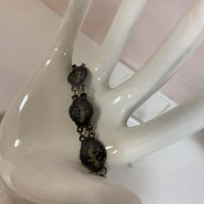 Antique Bracelet Stamped Siam Silver 