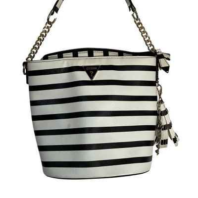 Guess Womens Striped Handbag