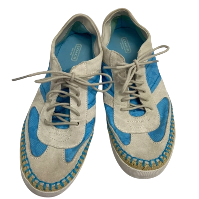 Coach Womens  Size 10B Flats Blue / Grey 