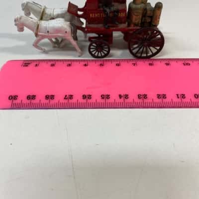 LESNEY MODELS OF YESTERYEAR BOX #4 SHAND MASON HORSE DRAWN FIRE ENGINE