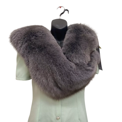Sally Phillips Womens  Size One Size Fur Coat Grey 