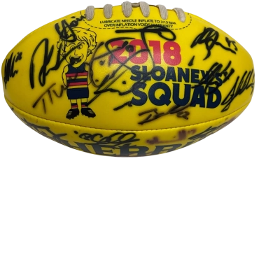 Signed Sherrin AFL Crows Ball