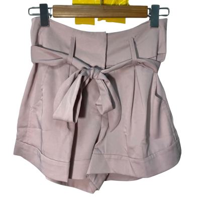 BNWT Minx & Moss Size 10 Pink Front Tie Shorts