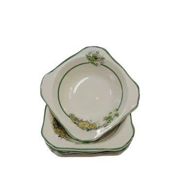 Vintage Empire Square Bowls
