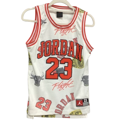 Jordan Kids  Size 10 / 8 / 9 Sport Top Red / White 