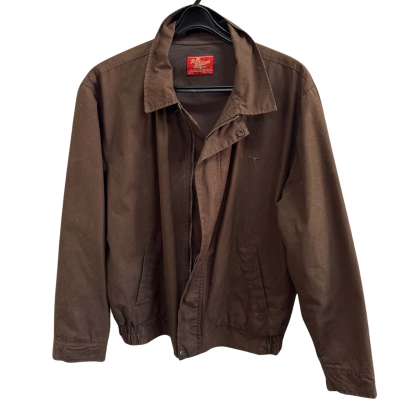 R.M. Williams Mens  Size M Front Zipper / Winter Jacket Brown 