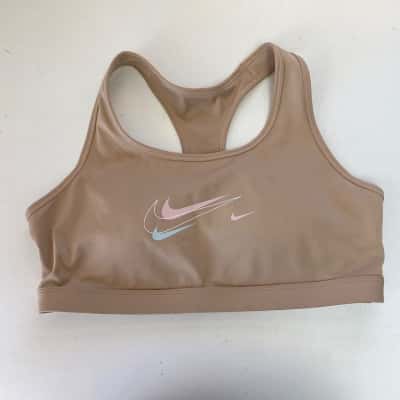 Nike Beige Sport Bra  Size XL 