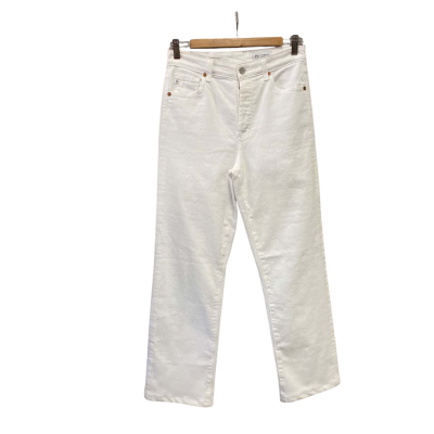 AG Adriano Goldschmied Womens  Size 28 Straight Leg Jeans White 